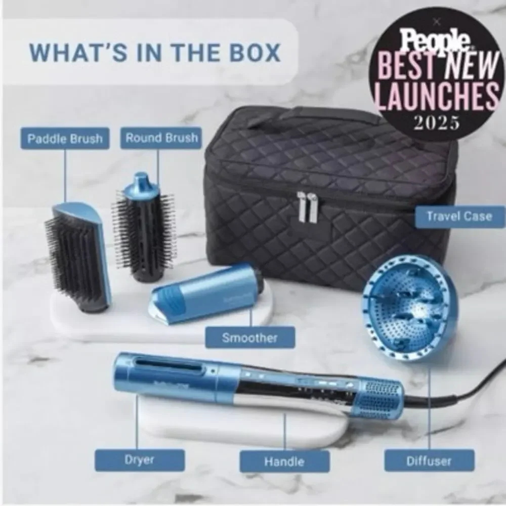 NEW BaBylissPRO StyleSwitch Ionic Multi Styler Dryer‎ 5 Attachments Blowout Curl